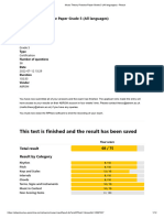 Music Theory Practice Paper Grade 5 (All Languages) - Result