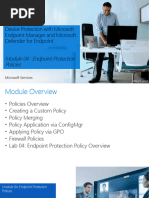 Device Protection With Microsoft Endpoint Manager and Microsoft Defender For Endpoint - Module 04 - Endpoint Protection Policies