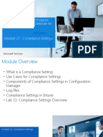 Device Protection With Microsoft Endpoint Manager and Microsoft Defender For Endpoint - Module 11 - Compliance Settings