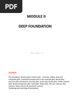 Module 2 - Deep Foundation - 1