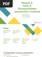 Bloque2 - Tema3 - Discapacidades Sensoriales y Motoras - Parte1