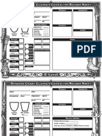 DCC RPG Sheets