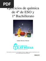 Ejercicios de Química de 4º de ESO y 1º Bachillerato: Julián Moreno Mestre