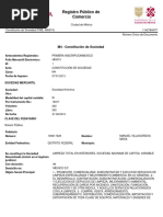 Registro Público de Comercio: M4 - Constitución de Sociedad