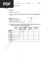 Top Notch 3a Unit 4 Test