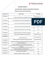 Pantech-Software NLP, ML, AI, Android, Big Data, Cloud Computing, NLP Projects 2022 To 2-23