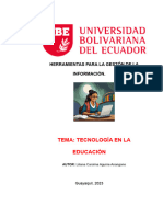 Tecnología en La Educacion