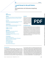 Fixierung Von Hauttransplantaten Mit Vakuumversiegelung: Eine Sinnvolle Option?