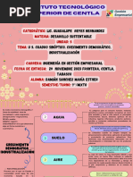 U 5. Cuadro Sinóptico. Crecimiento Demográfico, industrialización-MEDS