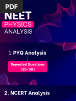 NEET Physics Strategy