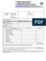 Formulir Informed Consent (Persetujuan Tindakan)