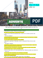 Adverts and Pop Culture - The Clever Tricks of Advertising - Worksheet