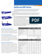 Juniper Networks Netscreen-5Gt Series: Datasheet