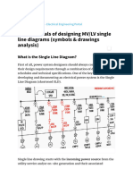 The Essentials of Designing MV-LV Single Line Diagrams (Symbols + Drawings Analysis)