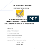 ALIANZA ESTRATEGICA PAN DE MOLDE DE CHIA Derecho Internacional DERECHO G PDF