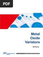 Datasheet Varistor Detalhado