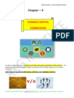 CH 4 Indian Economy - Human Capital Formation