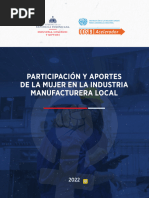 Informe - Participación y Aportes de La Mujer en La Industria de Manufactura Local Revision