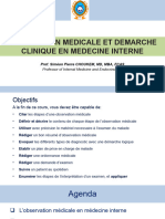 2 Observation Médicale Et Démarche en Médecine Interne