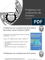 Problemas Con Condiciones de Frontera