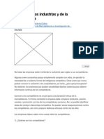 Análisis de Las Industrias y de La Competencia