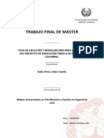 Gallo - Plan de Ejecucion y Modelado Building Information Modelling BIM para La Gestion Del Proye...