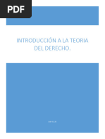 Introducción A La Teoría Del Derecho