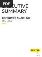 Consumer Snacking - UK - 2022 - Executive Summary