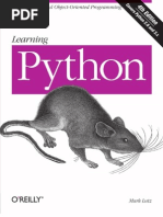 OReilly Learning Python 4th Edition Oct 2009