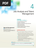 CH 04 Job Analysis and Talent Management