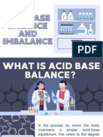 Acid Base Balance and Imbalance