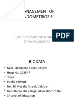 Endometriosis Case Presentation by Nkoro Edward-1