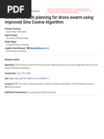 Efficient 3D Path Planning For Drone Swarm Using I