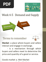 Week 4 5 Demand and Supply