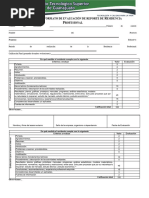 Anexo XXX Formato de Evaluacion de Reporte de Residencia