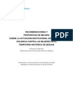 Recomendaciones - OVGB - 08 VIOLENCIA DE GENERO