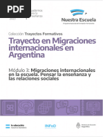 TMIA-Modulo3 Curso 3. Migraciones Internacionales en La Escuela. Pensar La Enseñanza y Las Relaciones Sociales