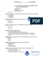 YC Epreuve Concours 3GINFO 2018