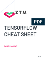 TensorFlow Cheatsheet Zero To Mastery V1.01