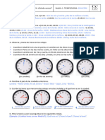 Boletín 1. TIEMPO - HORA. Solución.