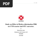 Hydro-Chlorination Reactor Effect On CVD & STC Converter