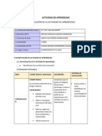 Actividad de Aprendizaje Problemas de Lenguaje