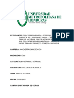 Informe Final Recursos Humano