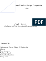 Design of Air Conditioning System For Auditorium