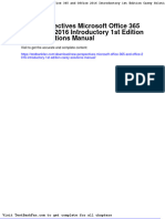 Full Download New Perspectives Microsoft Office 365 and Office 2016 Introductory 1st Edition Carey Solutions Manual