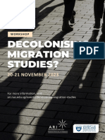 Decolonising Migration Studies