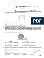 Rotational Dynamics Practice Test 03