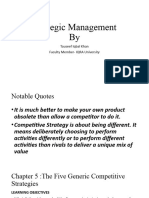 SM-Module-5-Generic Competitive Strategies