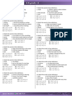 6 Ci Sinif Word Definition 6