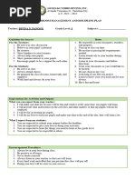 Class Management and Discipline Plan